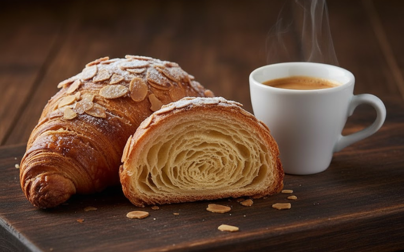 Bánh Maison Douce thơm bơ quyện cùng cà phê đậm đà – sự kết hợp đơn giản mà khiến mọi giác quan bừng tỉnh.