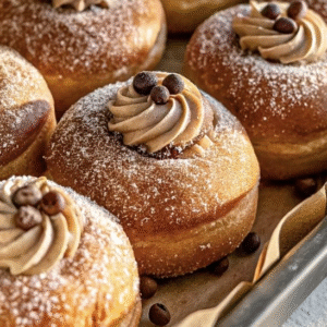 Bánh Donut phủ kem Espresso