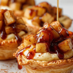 Bánh ngàn lớp Táo Caramel